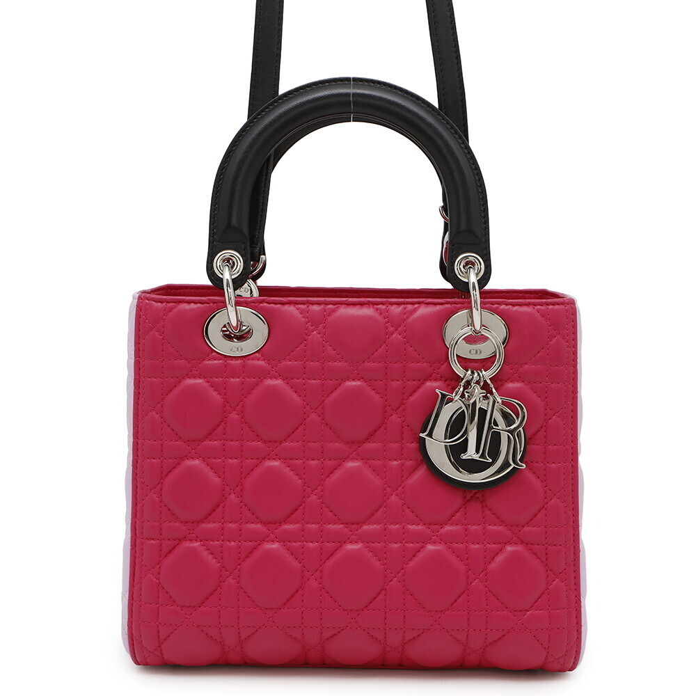 Christian Dior handbag Lady Cannage shoulder bag